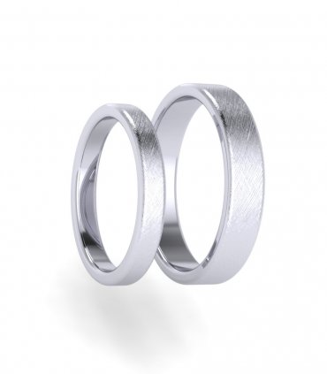 Обручальные кольца из платины Е-101-PL - превью 1