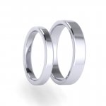 Обручальные кольца из серебра Е-101-AG превью 1