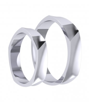 Эксклюзивные обручальные кольца Е-109 - превью 2