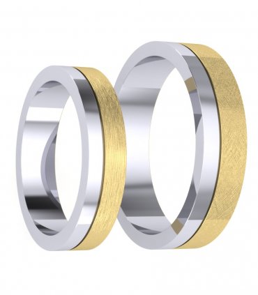 Широкие обручальные кольца Е-113 - превью 2