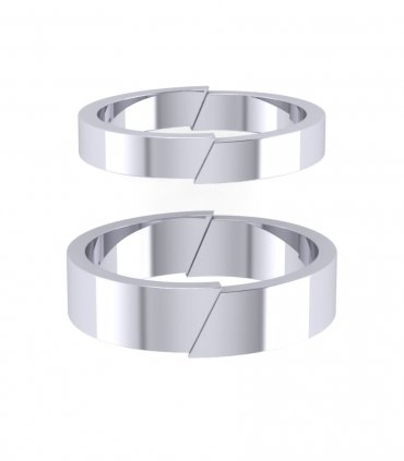 Обручальные кольца Е-160 - превью 3