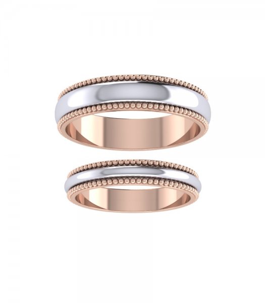 Обручальные кольца из серебра Е-213-Ag - превью 6