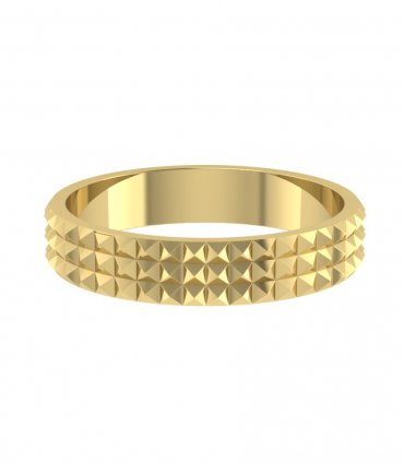 Обручальные кольца из белого золота Е-306-B - превью 2