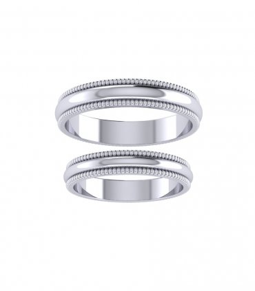 Обручальные кольца без камней Е-309-259 - превью 2