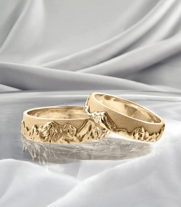 Кольцо из белого золота Е-310 - превью 2