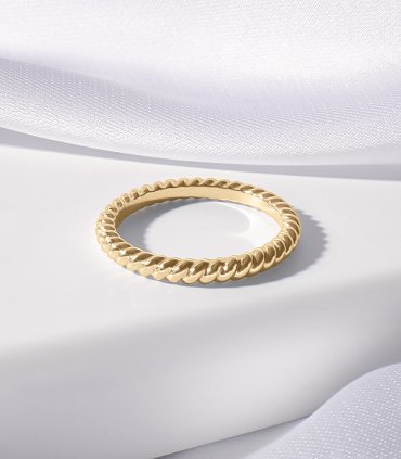 Кольцо из белого золота Е-311 - превью 3