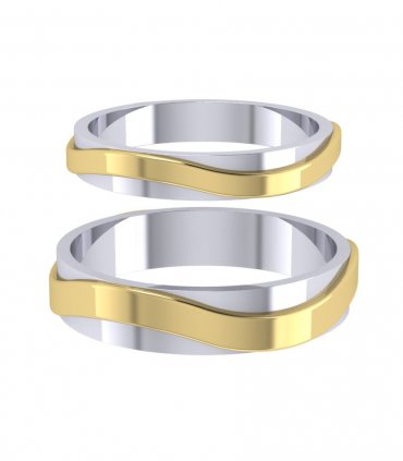 Эксклюзивные обручальные кольца Е-505 - превью 2