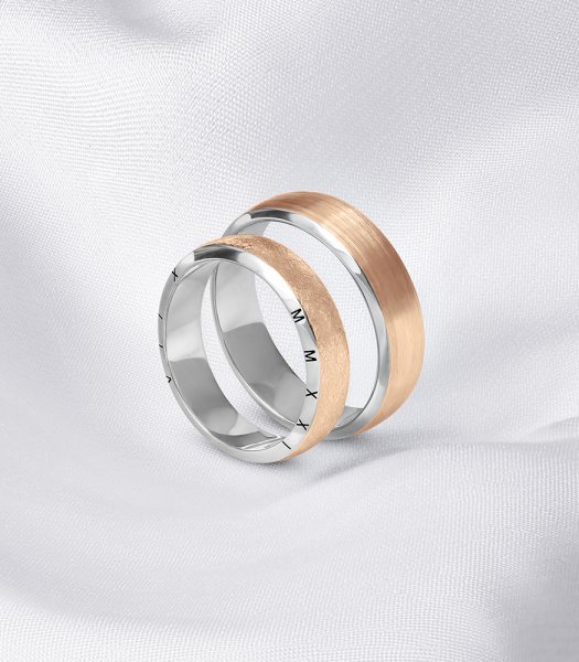 Обручальные кольца из серебра Е-402-Ag - превью 3