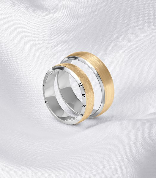 Обручальные кольца из серебра Е-402-Ag - превью 5