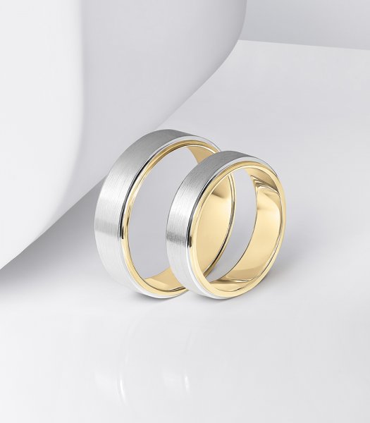 Обручальные кольца из золота Е-503-BR - превью 3