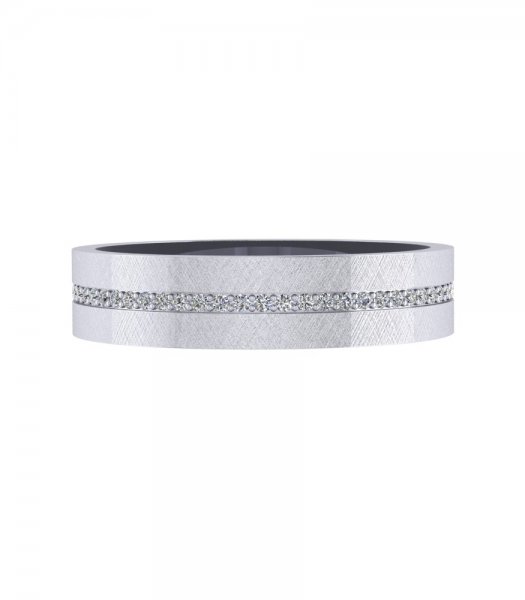 Обручальные кольца с бриллиантами В-219 - фото