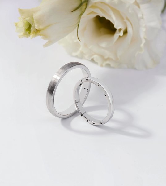 Обручальные кольца с гравировкой Е-212 - фото