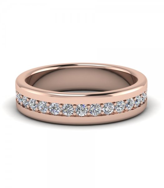 Широкое кольцо с бриллиантами В-002 - превью 3